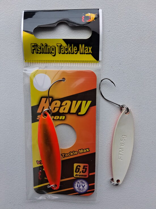 FTMAX Heavy Spoon 6.5g (Ярко-оранжевый / Белый)