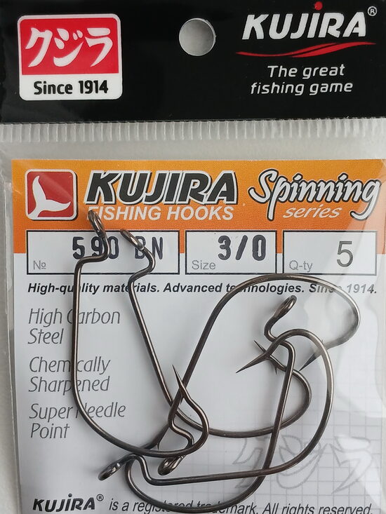 Kujira offset hooks, nr. 3/0