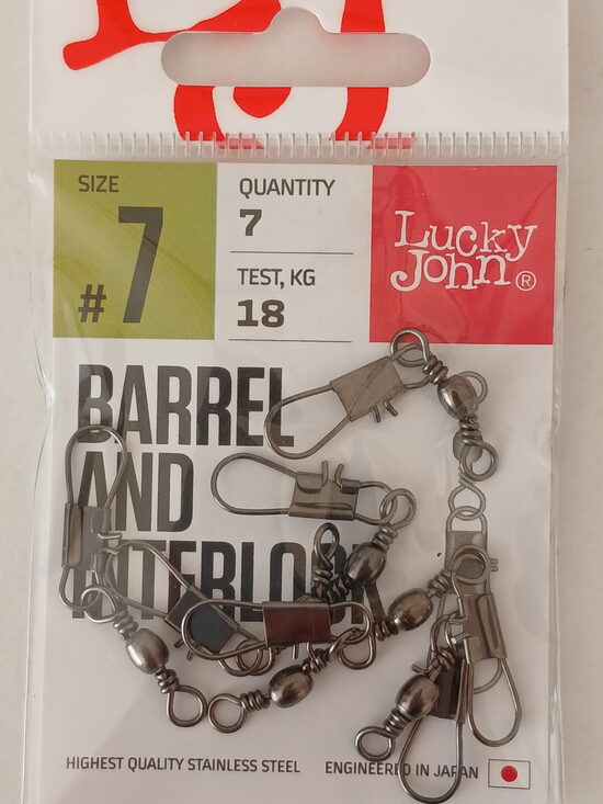 Lucky John BARREL AND INTERLOCK, size 7