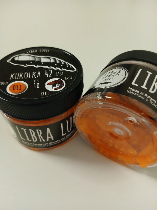 Kukolka 42mm, 011 Hot Orange, 1,2gr, Krill, 10pcs/pack