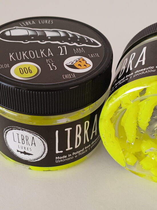 Kukolka 27mm, 006 Hot Yellow , 0,25gr, Cheese, 15pcs/pack