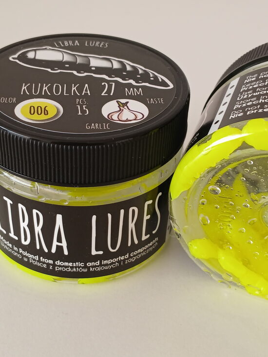 Kukolka 27mm, 006 Hot Yellow, 0,25gr, Garlic, 15pcs/pack