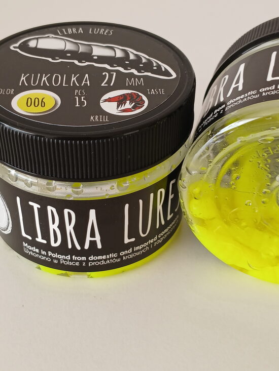Kukolka 27mm, 006 Hot Yellow, 0,25gr, Krill, 15pcs/pack