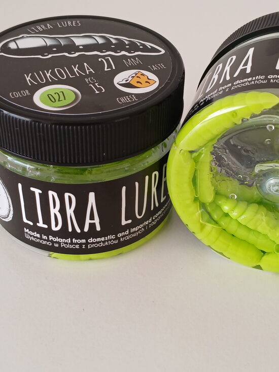 Kukolka 27mm, 027 Apple Green, 0,25gr, Cheese, 15pcs/pack