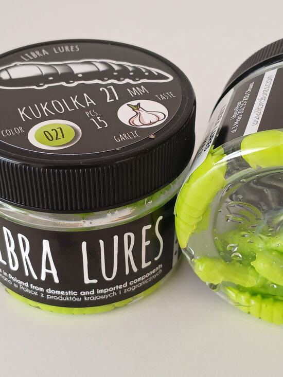 Kukolka 27mm, 027 Apple Green, 0,25gr, Garlic, 15pcs/pack