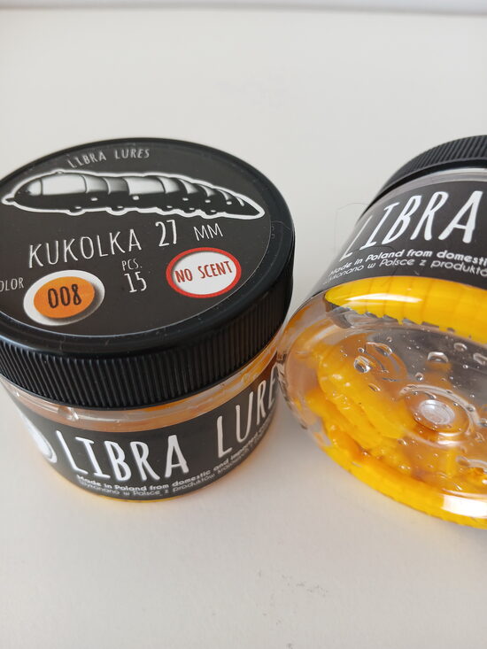 Kukolka 27mm, 008 Dark Yellow, 0,25gr, no scent, 15pcs/pack