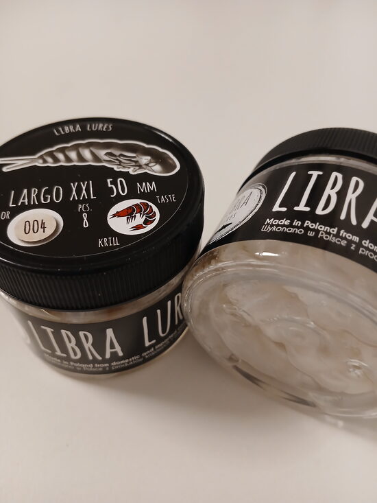 Largo XXL 50mm, 004 Silver Pearl, 4,85gr, Krill, 8pcs/pack