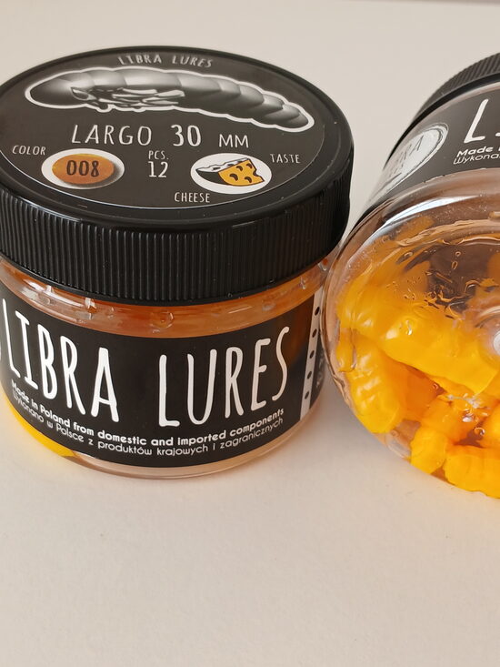 Largo 30mm, 008-Dark Yellow, 0,93gr, cheese, 12pcs/pack