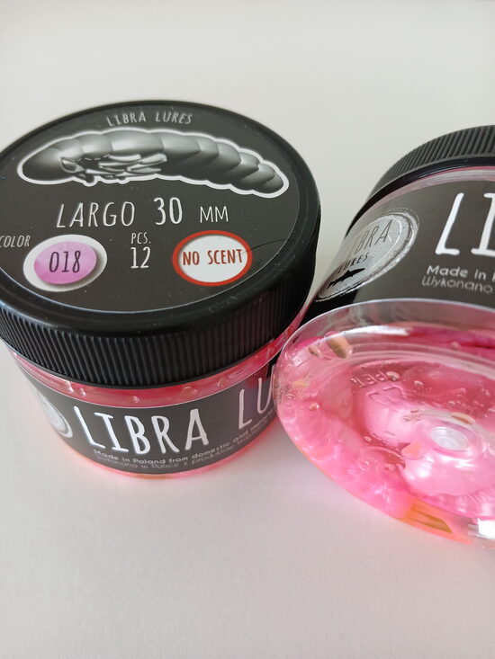 Largo 30mm, 018-Pink Pearl, 0,93gr, no scent, 12pcs/pack