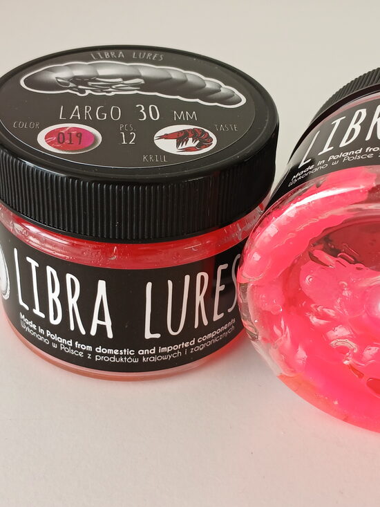 Largo 30mm, 019-Hot Pink, 0,93gr, krill, 12pcs/pack