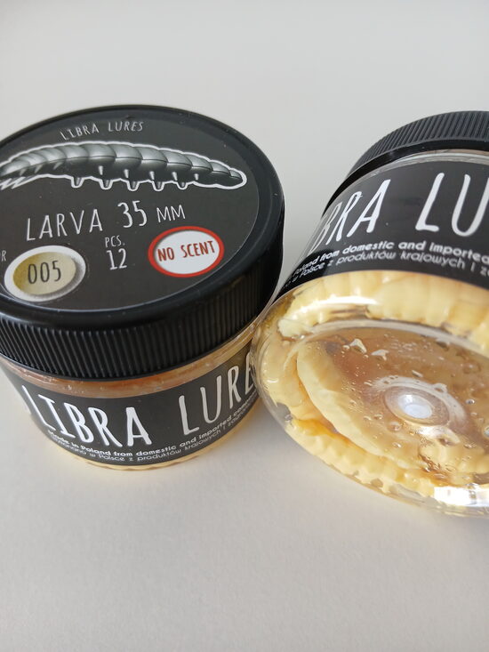 Larva 35mm, 005-Cheese, 0,8gr, no scent, 12pcs/pack