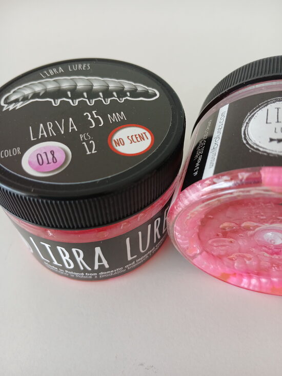 Larva 35mm, 018-Pink Pearl, 0,8gr, no scent, 12pcs/pack