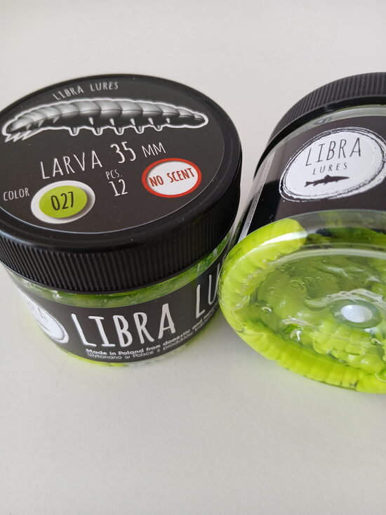 Larva 35mm, 027-Apple Green, 0,8gr, no scent, 12pcs/pack