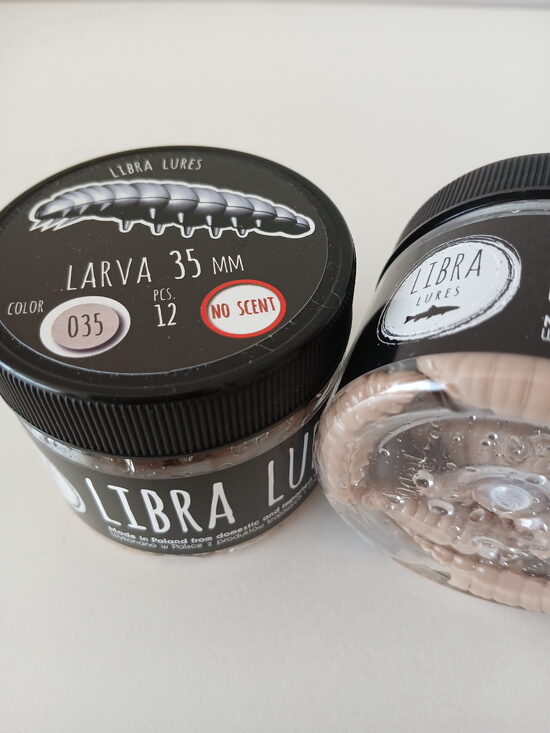 Larva 35mm, 035-Pellets, 0,8gr, no scent, 12pcs/pack