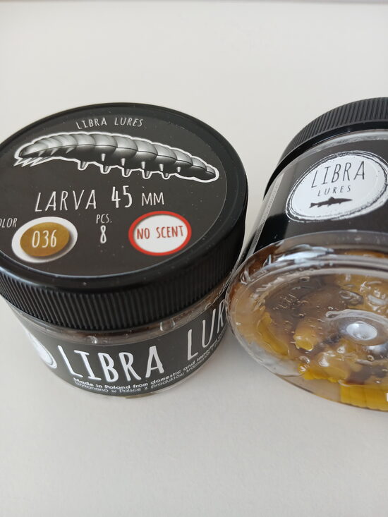 Larva 45mm, 036-Coffee Milk, 1,6gr, no scent, 8pcs/pack