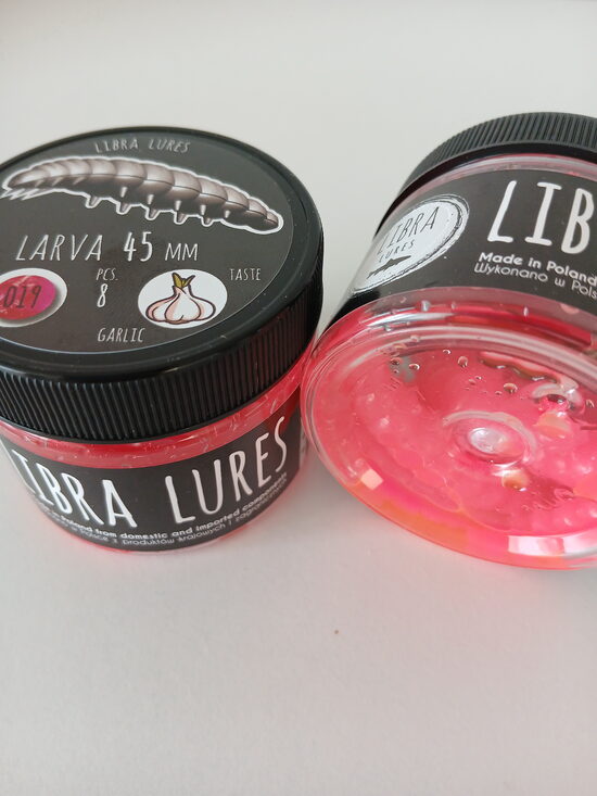 Larva 45mm, 019-Hot Pink, Garlic, 8 PCS