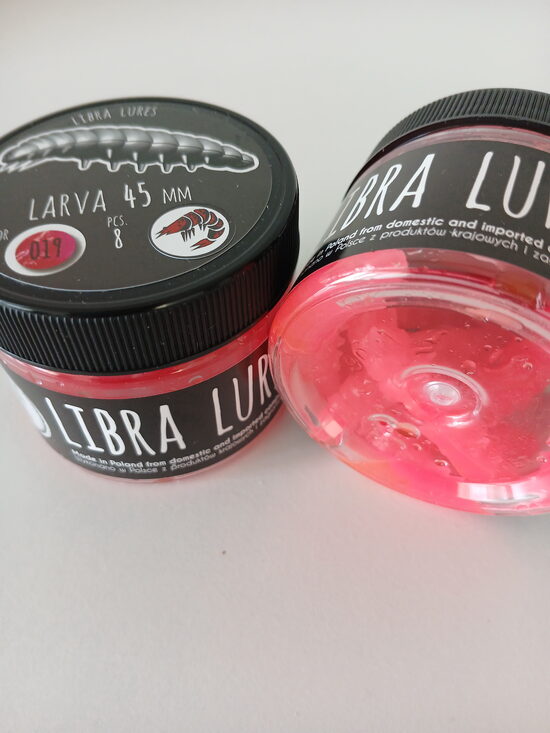 Larva 45mm, 019-Hot Pink, 1,6gr, Krill, 8pcs/pack