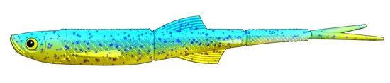 Leviathan 11,4"/290mm, 127-Lime Chartreuse/Blue, 60gr, 1pcs/pack