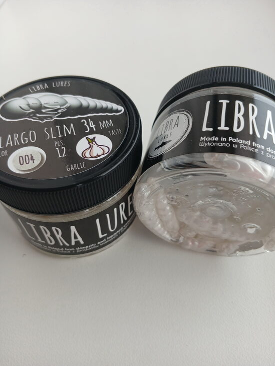Largo Slim 34mm,004-Silver Pearl, 0,6gr, Garlic, 12pcs/pack