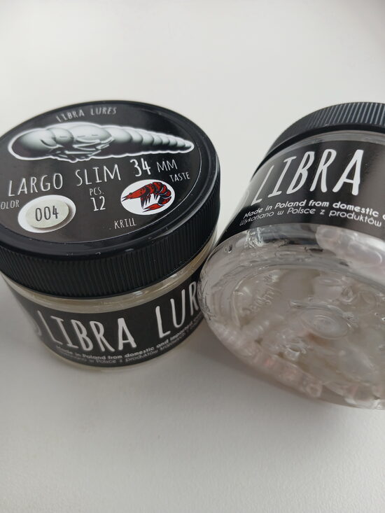 Largo Slim 34mm,004-Silver Pearl, 0,6gr, Krill, 12pcs/pack