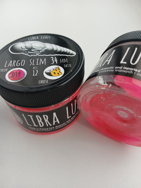 Largo Slim 34mm, 019-Hot Pink, 0,6gr, Cheese, 12pcs/pack