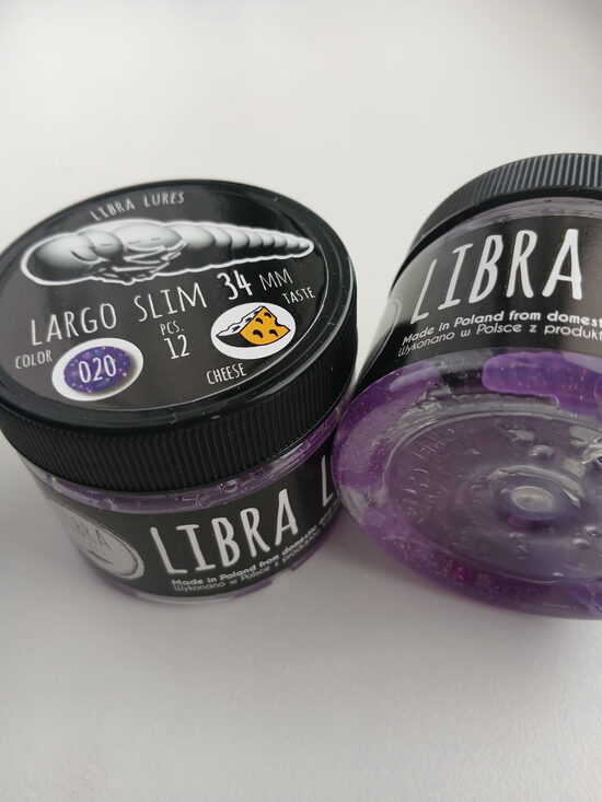 Largo Slim 34mm, 020-Purple With Glitter, 0,6gr, Cheese, 12pcs/pack
