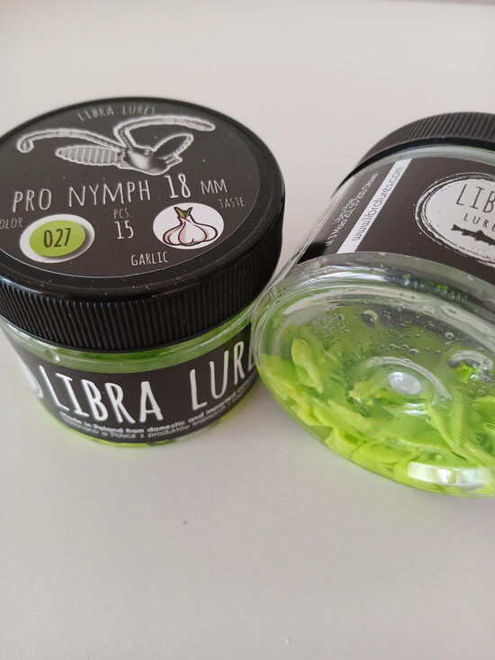 Pro Nymph 18mm, 027-Apple Green, 0,45gr, Garlic, 15pcs/pack