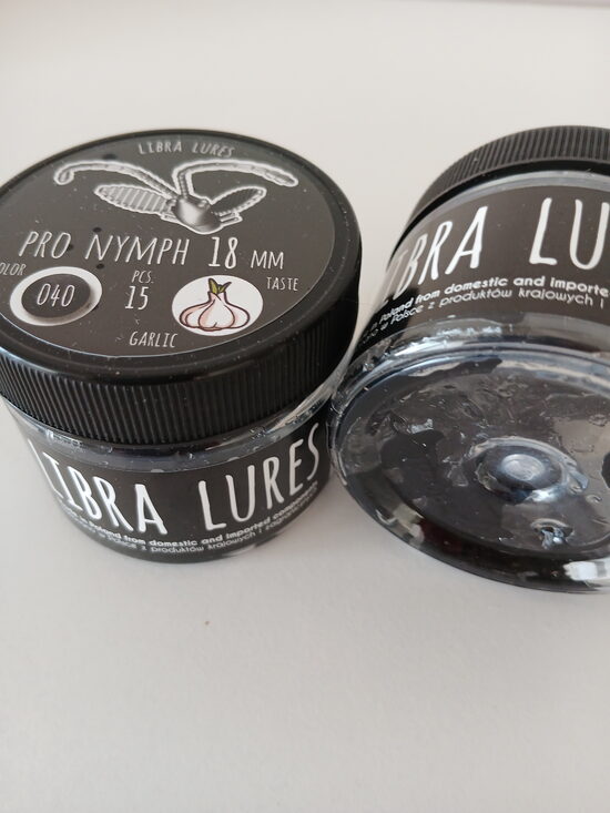 Pro Nymph 18mm, 040-Black, 0,45gr, Garlic, 15pcs/pack