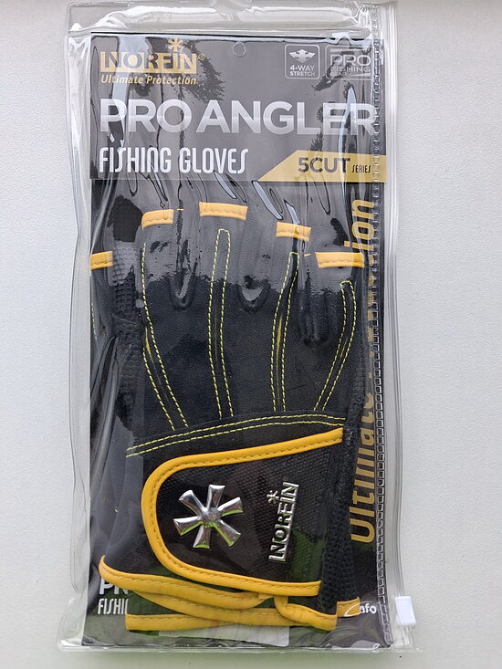 Kalastuskindad Norfin Pro Angler 5Cut Black/Yellow