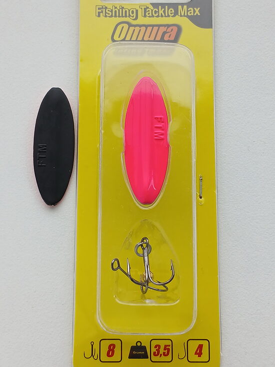 Проходная блесна FTM Omura Inline Spoon 3.5г (Pink)