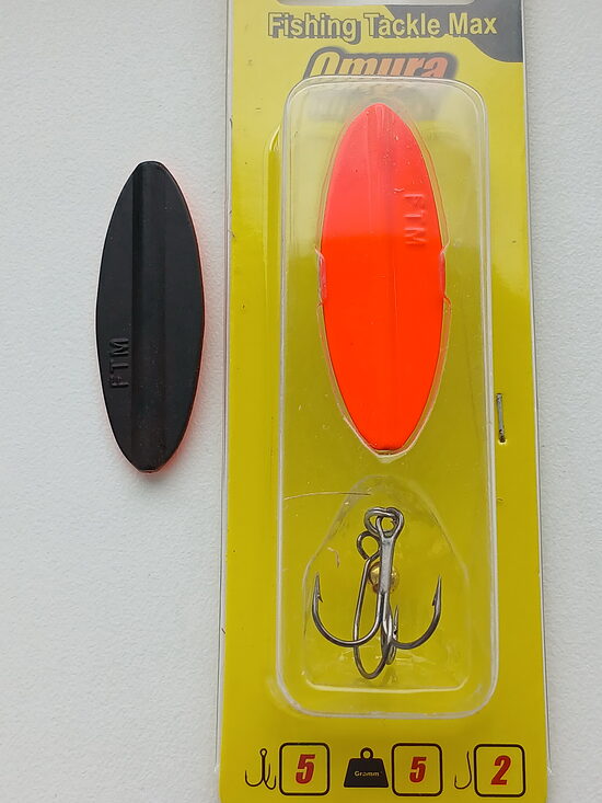Проходная блесна FTM Omura Inline Spoon 5г (Orange)