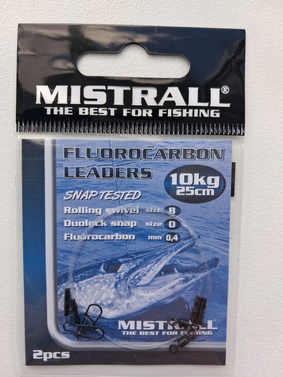 Fluorokarbona pavada Mistrall 10kg 25cm 0.40mm