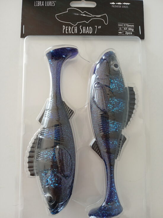 Perch Shad 7"/175mm, 123-Cosmos, 50gr, 2pcs/pack