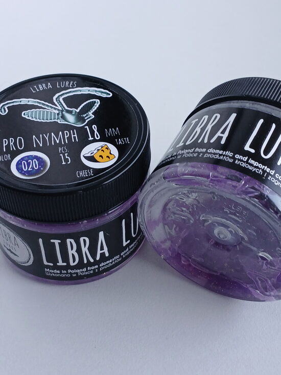 Pro Nymph 18mm, 020-Purple With Glitter, 0,45gr, Cheese, 15pcs/pack