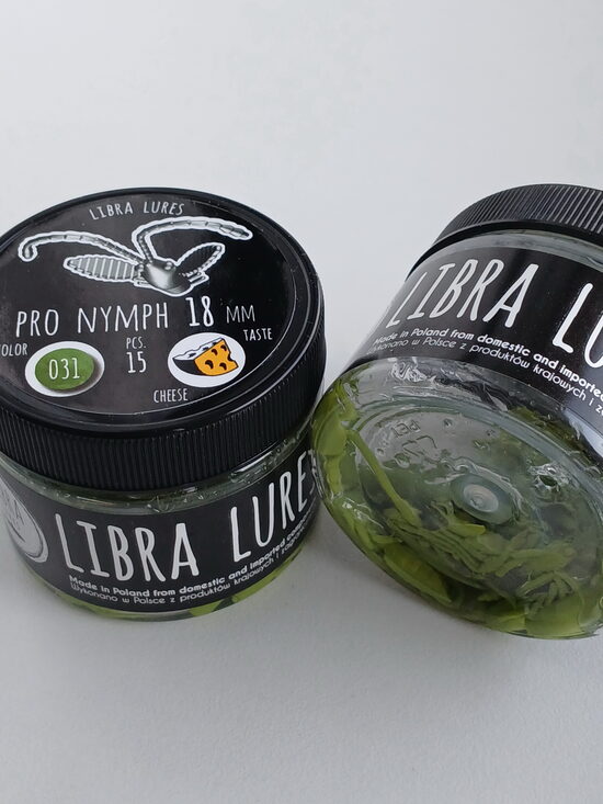 Pro Nymph 18mm, 031-Olive, 0,45gr, Cheese, 15pcs/pack