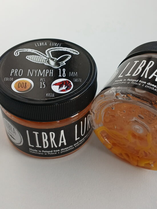 Pro Nymph 18mm, 008-Dark Yellow, 0,45gr, Krill, 15pcs/pack