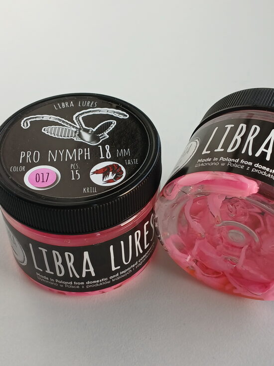 Pro Nymph 18mm, 017-Bubble Gum, 0,45gr, Krill, 15pcs/pack