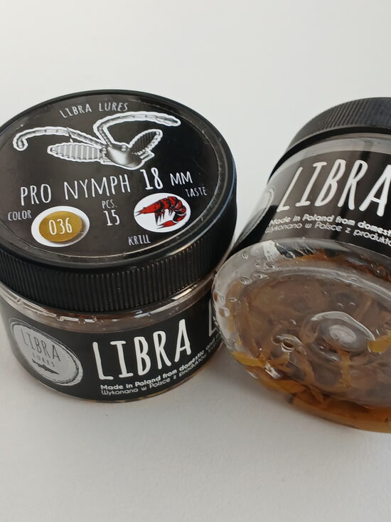 Pro Nymph 18mm, 036-Coffee Milk, 0,45gr, Krill, 15pcs/pack