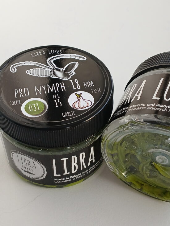 Pro Nymph 18mm, 031-Olive, 0,45gr, Garlic, 15pcs/pack