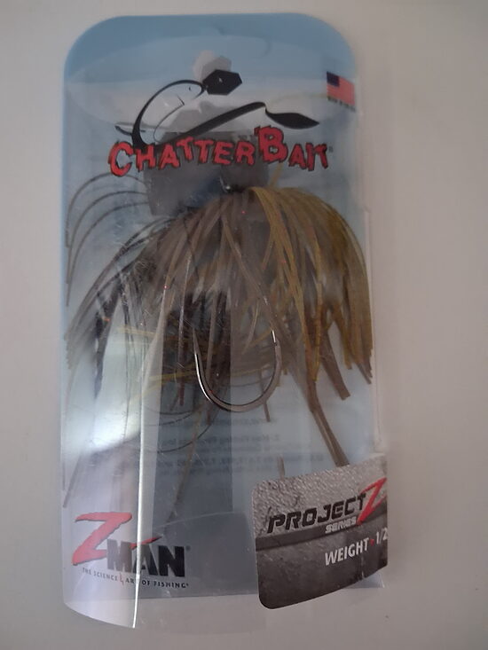 Z-Man Project Z ChatterBait 14g asmeņu džigs (Green Pumpkin Craw)