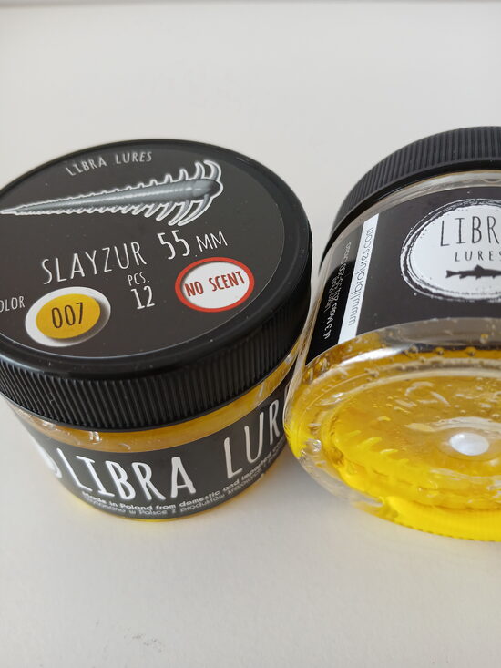 Slayzur 55mm, 007-Yellow, 0,5gr, no scent, 12pcs/pack