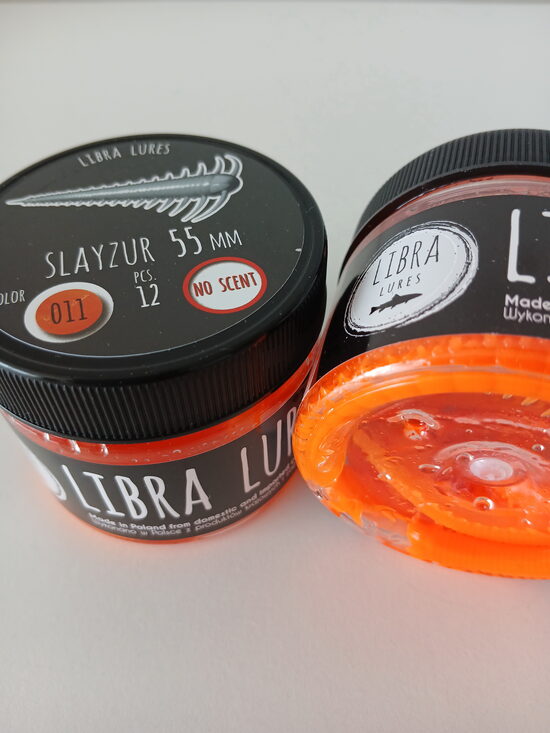Slayzur 55mm, 011-Hot Orange, 0,5gr, no scent, 12pcs/pack