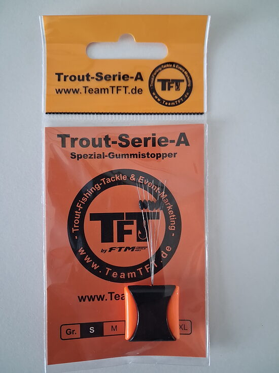 TFT Trout-Serie-A Spezial-Gummistopper gumijas stopari S