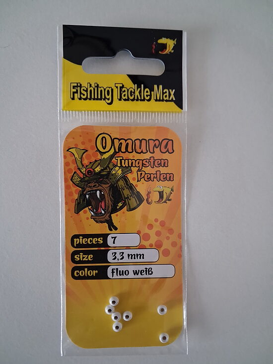 Omura Tungsten volframa krelles 3,3mm, 0,24gr, 7pcs/pack