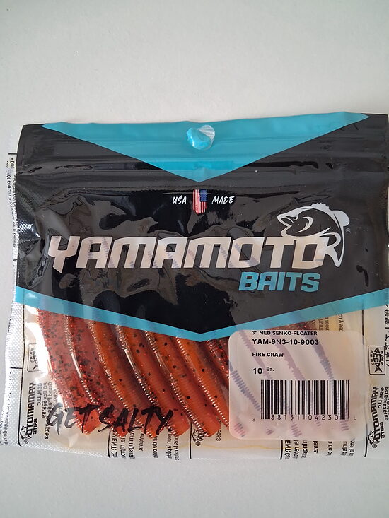  Съедобный силикон Yamamoto Baits 3" Ned Senko-Floater (Fire Craw)