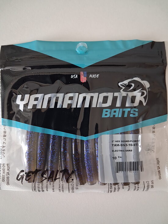  Съедобный силикон Yamamoto Baits 3" Ned Senko-Floater (Electric Shad)